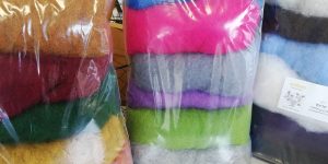 Norwegian C1 Carded Wool from Crossbred Sheep